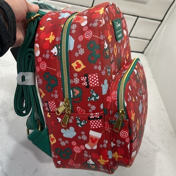 Loungefly Disney Mickey Mouse Holiday Sweets & Treats Mini Backpack NWT! - Picture 15 of 16